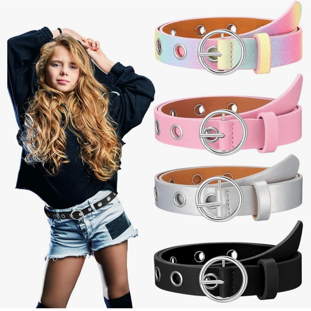 Girls 4 pack of Belts